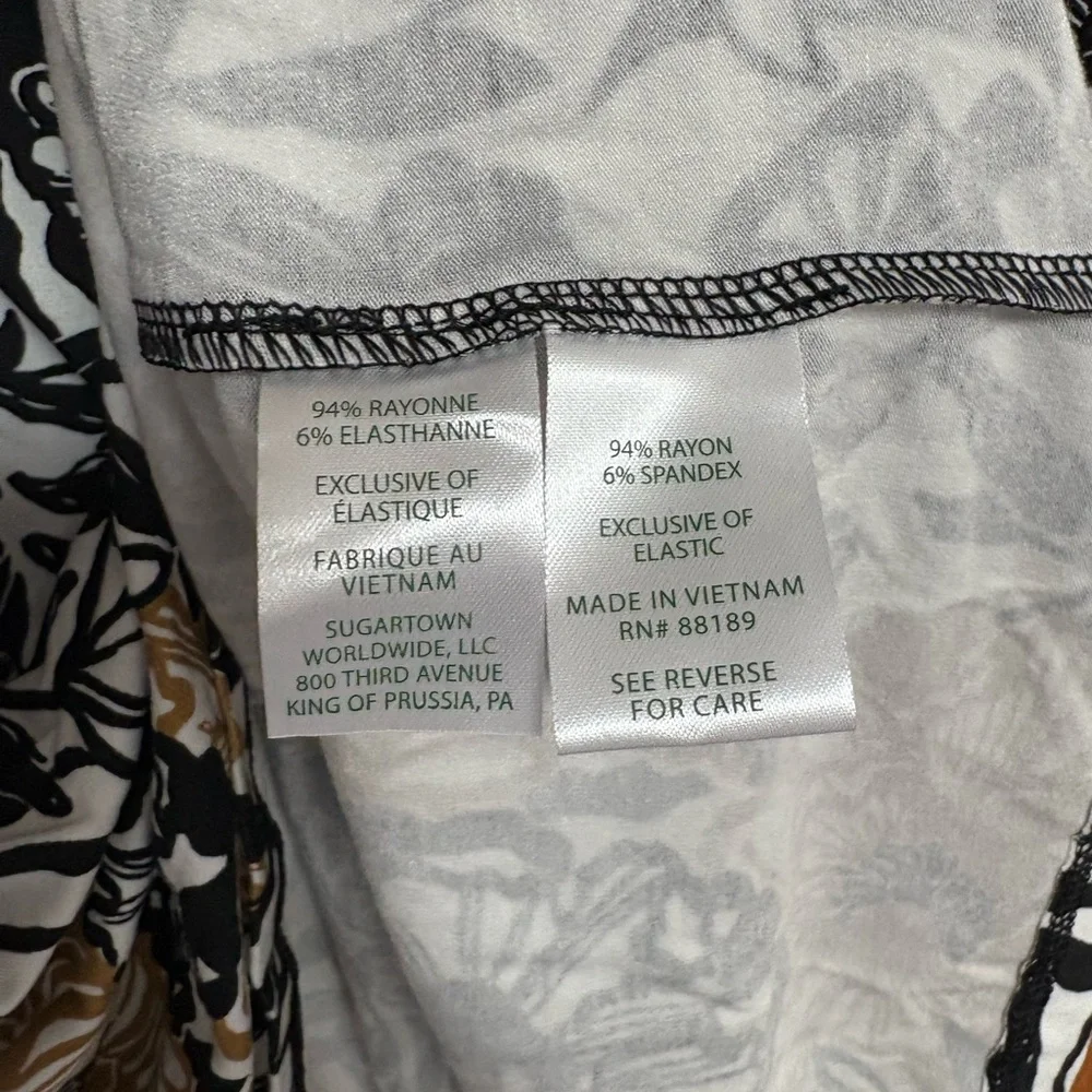 NWT Lilly Pulitzer Talley long sleeved dress Onyx Peony Party Large - Picture 6 of 6